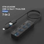 Onten OTN-UCA5306USB HUB Type-C + USB-A 7-в-2. Есть доставка
