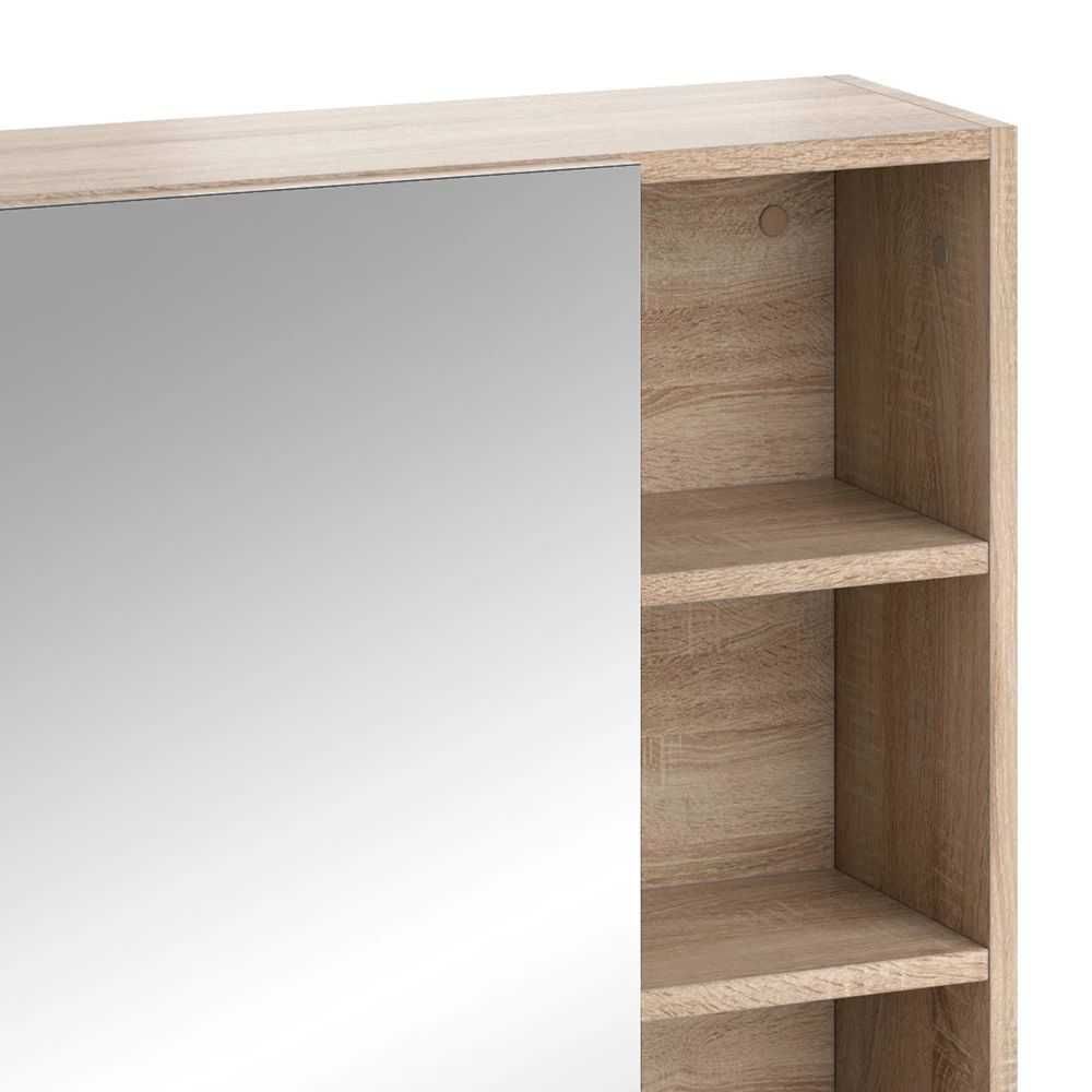 Dulap cu oglindă pentru baie | 4111 Senyo Stejar