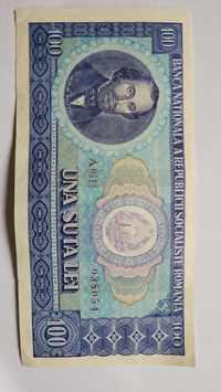 Bancnota 100 lei din anul 1966