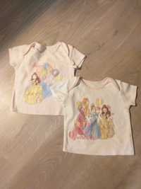 Printesele Disney set tricou 2 buc 12-18 luni