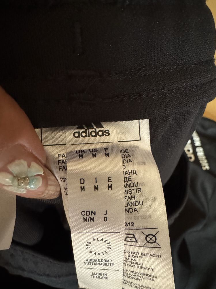 Оригинална мъжка черна скосена долница Adidas AEROREADY ! M