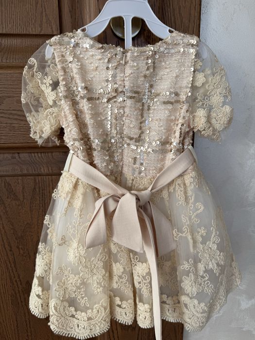 Рокли от букле и дантела Alessa за мама (S) и дъщеря (86cm)