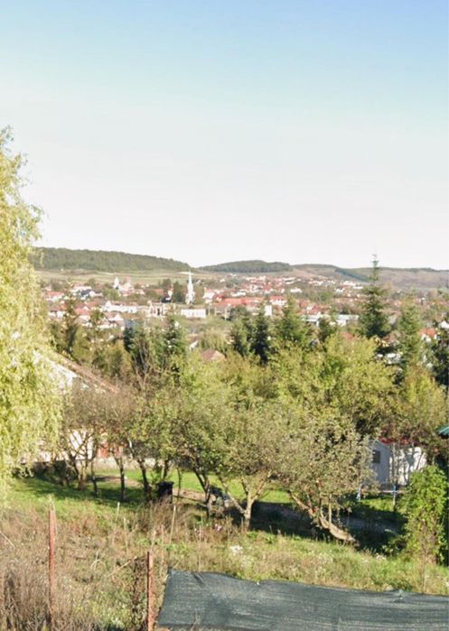 Teren Corunca constructie Casa asfalt utilitati langa teren