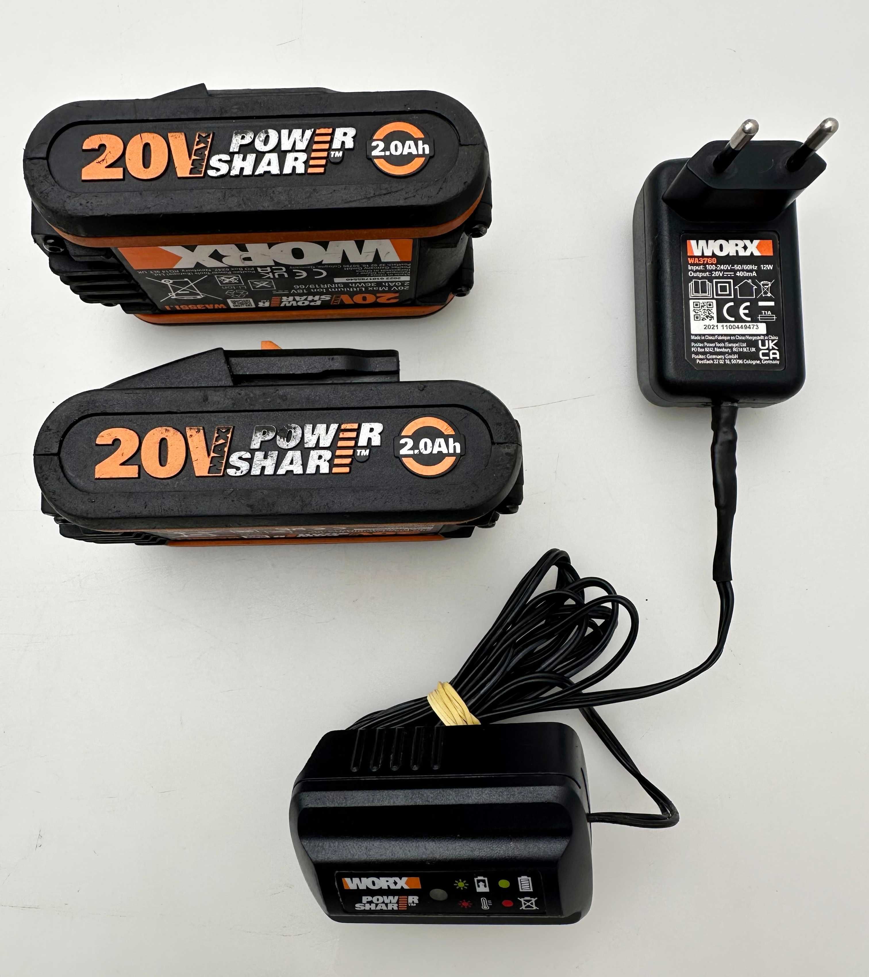 Worx WX390 Акумулаторен перфоратор и Worx WX100 Акумулаторен винтоверт