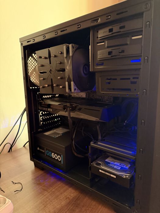 Kit PC + MONITOR gaming Ryzen 7 5700X RTX 3060 Ti 32GB ram, 2K 165Hz