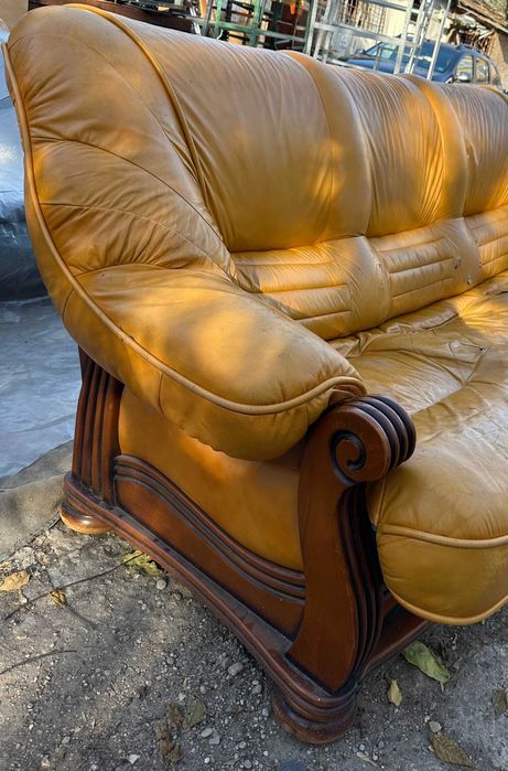 Canapea 2,20 m Cu cadru din lemn masiv pentru reconditionare