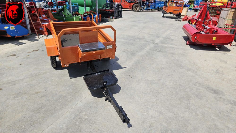 Remorca agricola noua 450 kG pt motocultor Agramix utilaj nou