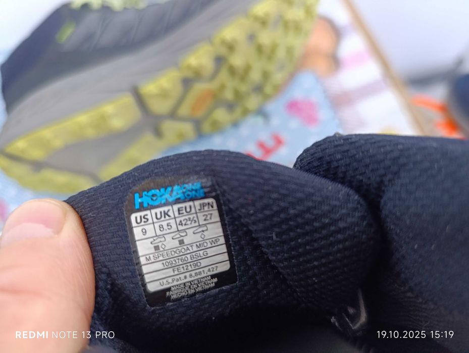 Hoka One One M Speedgoat Mid Wp''оригинални мъжки маратонки 42 номер