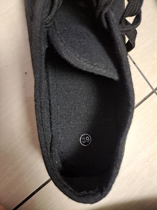 Teniși negri  unisex 39