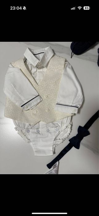 Costum de botez bebelus baiat