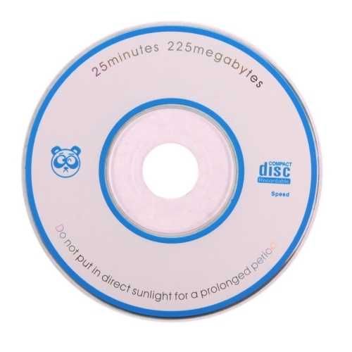 Празни Записваеми CD-R 8см Мини Компакт Дискове 32x 225MB 10/100 бр.