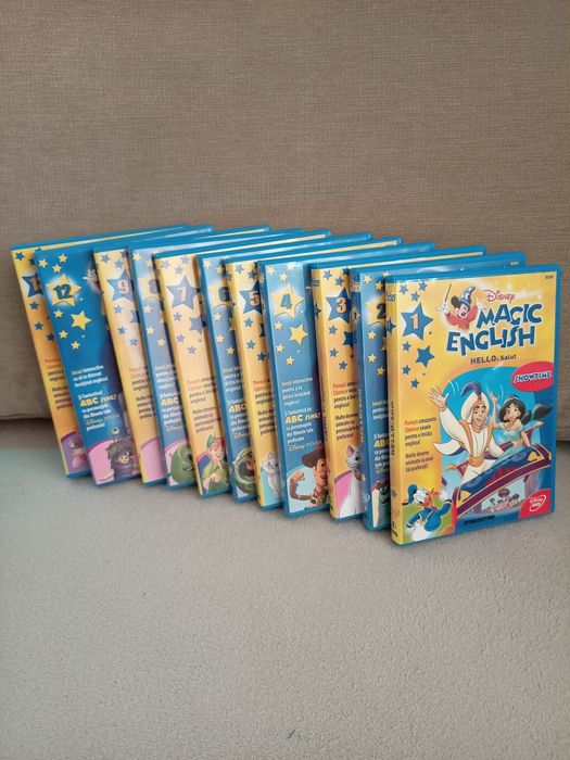 Colecției Dvd Magic English de învățat engleză pentru copii. 9 lei/buc