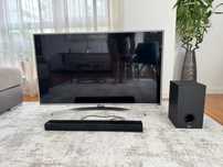 TV LG  Smart 4k 123 cm + Soundbar Lg 160 w cu subwoofer