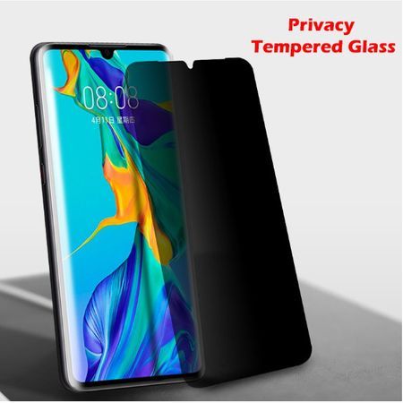 Folie de sticla privancy 5D pentru Huawei P30, Privacy Glass GloMax