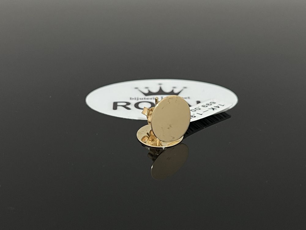 Bijuteria Royal CB : Cercei banut aur 14k 1,95 gr