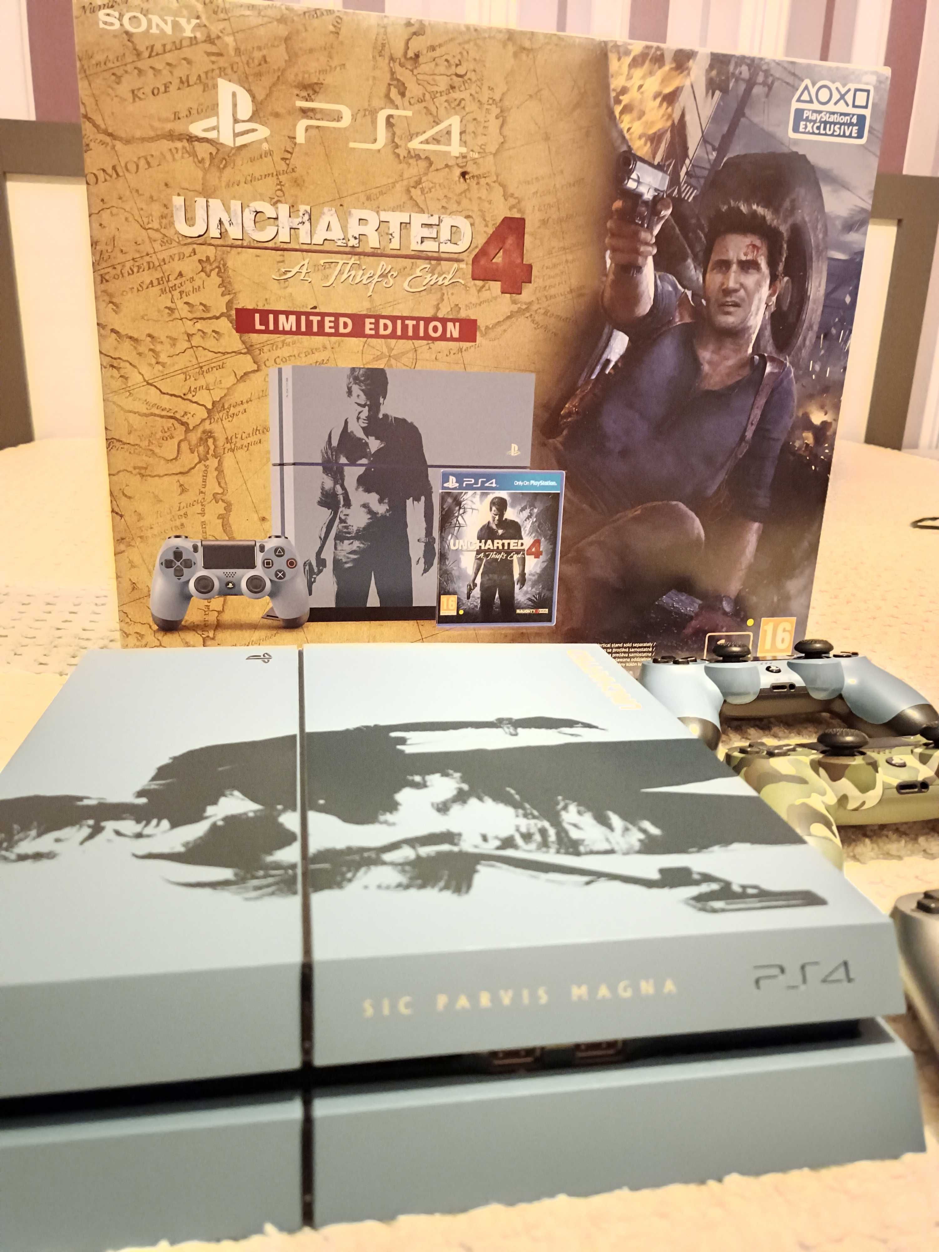 PlayStation 4 Limited Edition Uncharted 4 + 1TB SSD Samsung 870 EVO