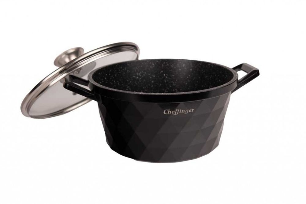 Комплект от 3 броя висококачествени съдове за готвене Cheffinger - 6 ч