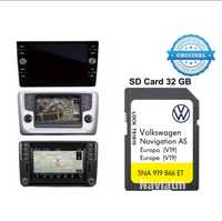 VW SD Card Harta Navigatie DISCOVER Pro 32G PASSAT Europa ROMANIA 2022