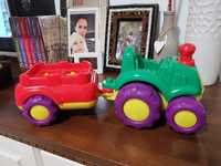 Jucărie Tractor cu remorca, plastic calitativ