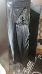 Rochie ocazie negra are si manusi