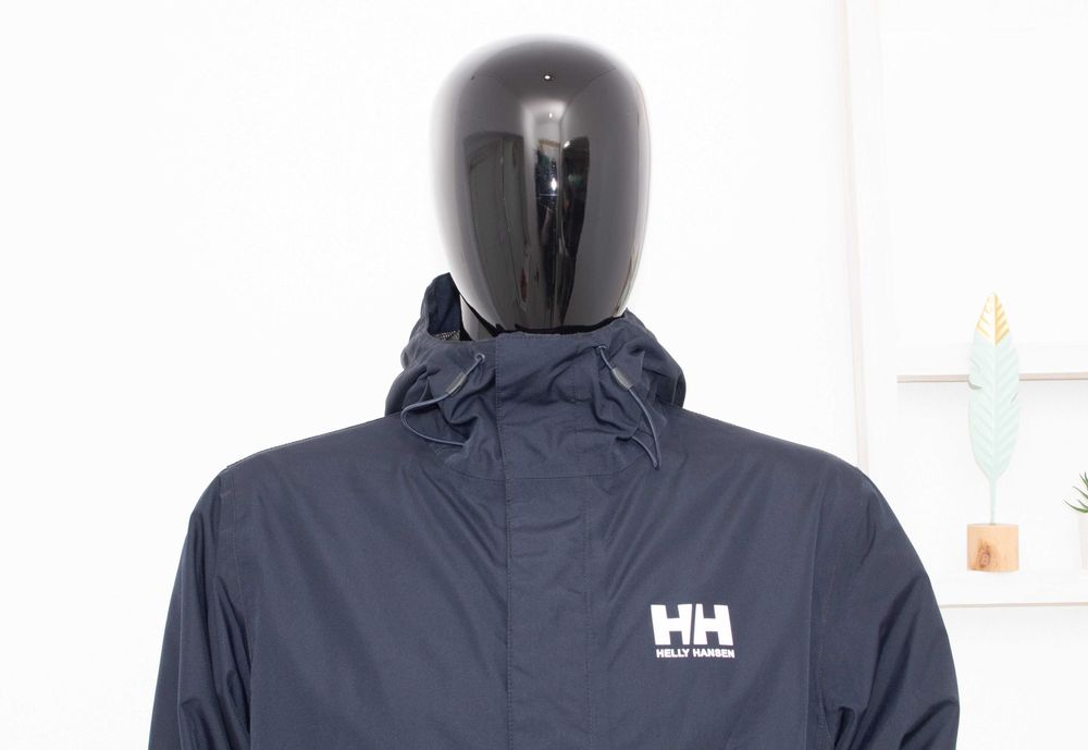 Helly Hansen оригинално мъжко яке синьо с качулка водоустойчиво М