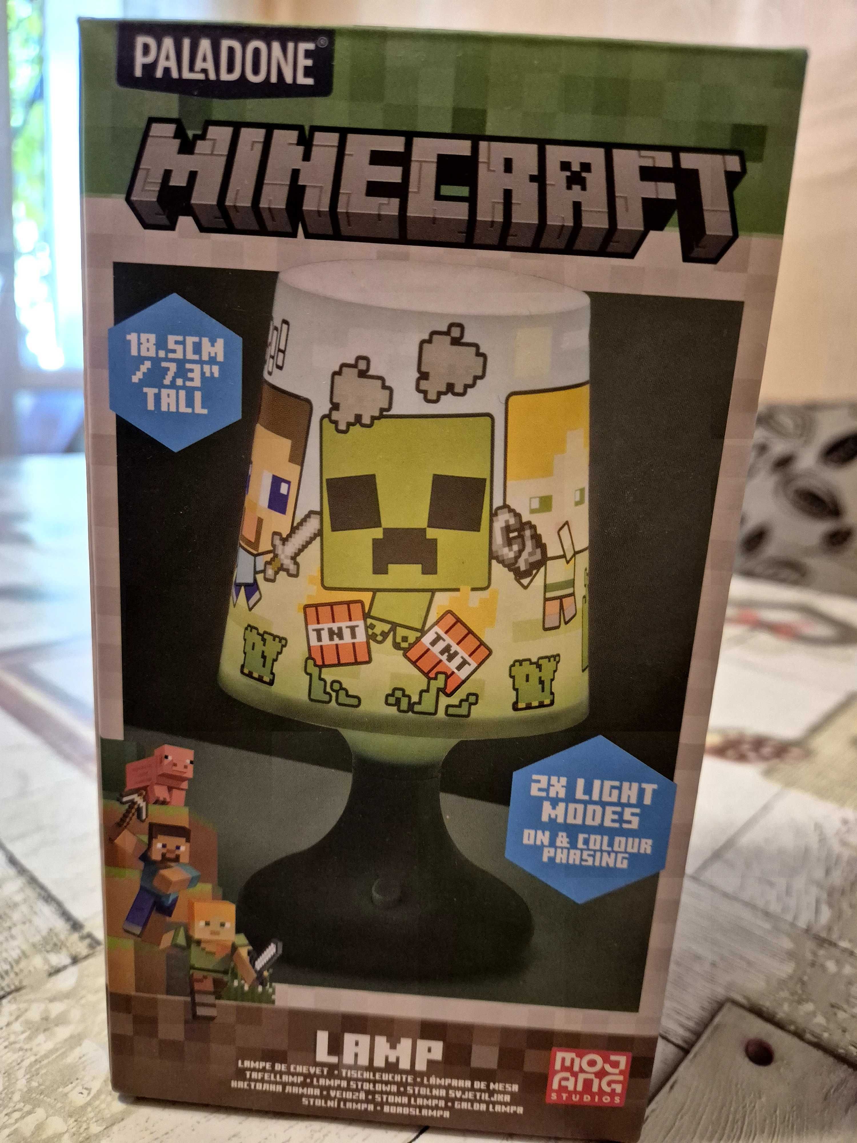Нощна лампа Minecraft нова