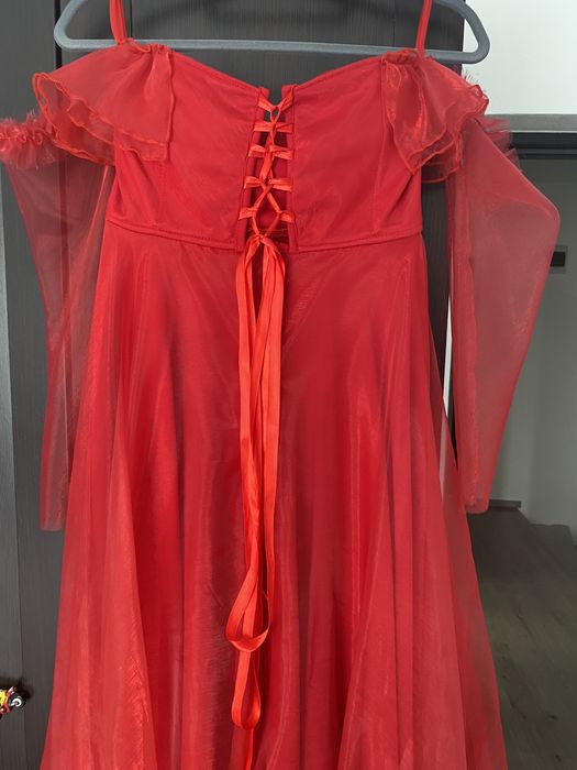 Rochie lunga cu corset