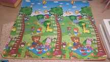 Covoras de joaca din spuma, 2 fete, termoizolant, 2 m x 1,8 m x 0,8 cm