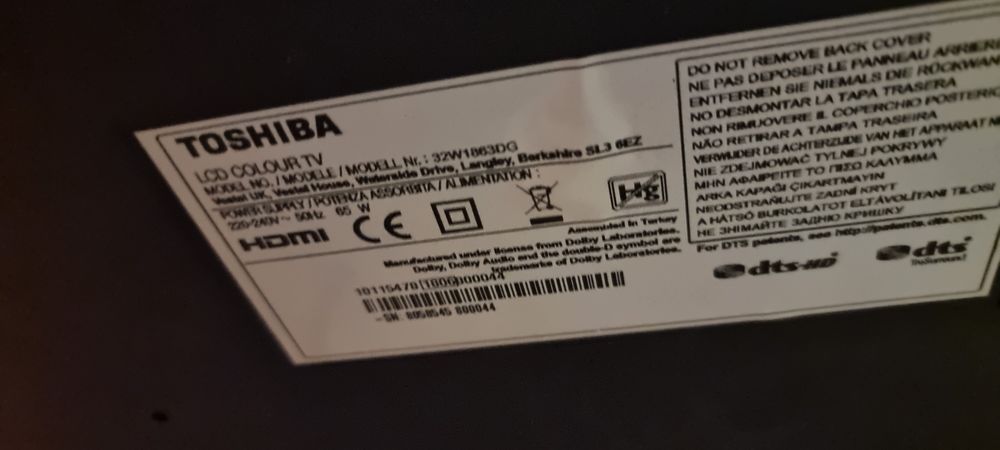 Телевизор Toshiba 32" като нов