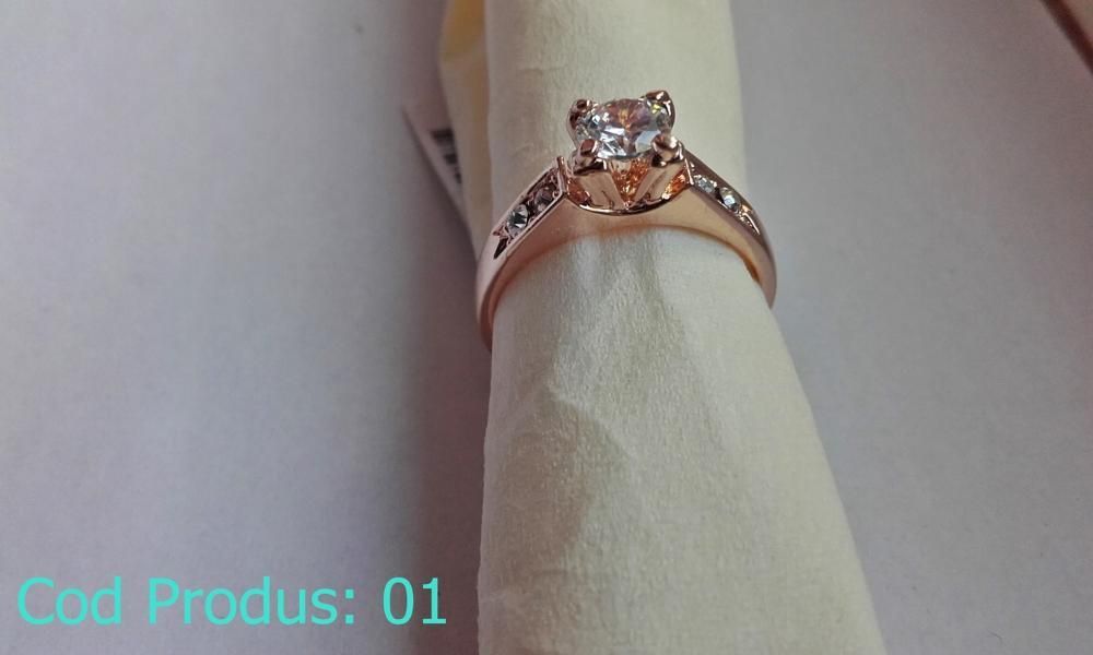 Inel Dama Placat Cu Aur 18k