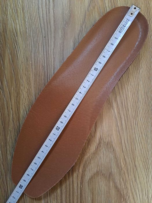 Мъжки обувки от естествена кожа, тъмносини, размер 46 - НОВИ