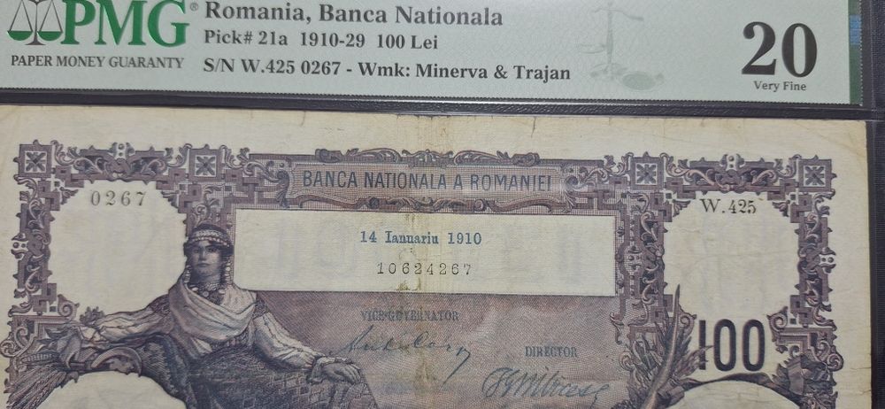 Bancnota 100 lei 1910