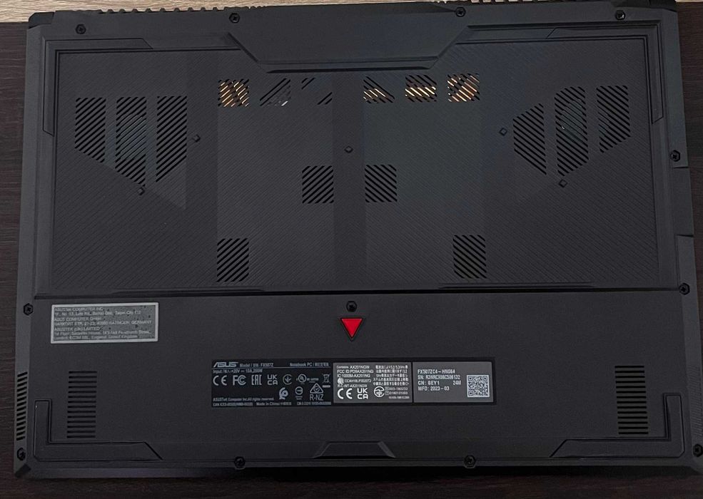 Laptop ASUS TUF F15 i7-12700H RTX 3050