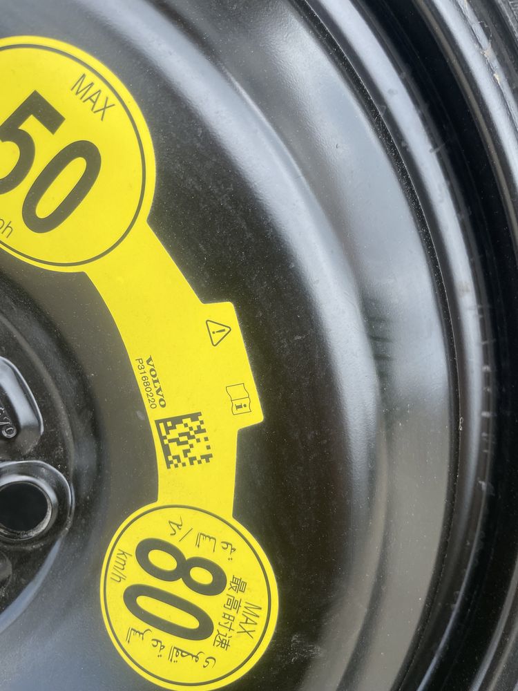 Roata de rezerva slim Volvo xc40 xc 60 S80 xc 70 Xc 90 R 17 R18