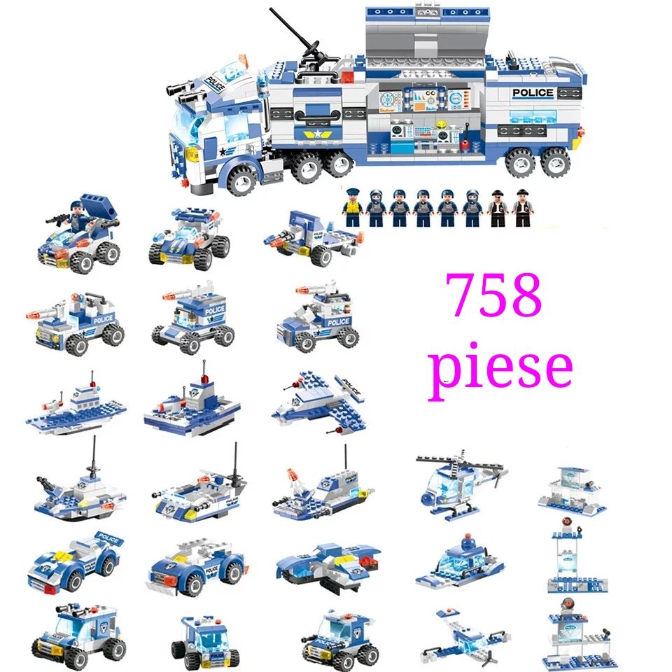 politie politist armata 758 piese tehnic masina technic city auto Lego