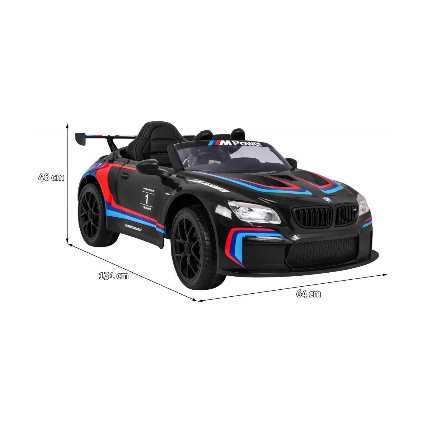 Лицензирана Акумулаторна Кола BMW M6 GT3, 12V, 12V/7Ah, EVA гуми