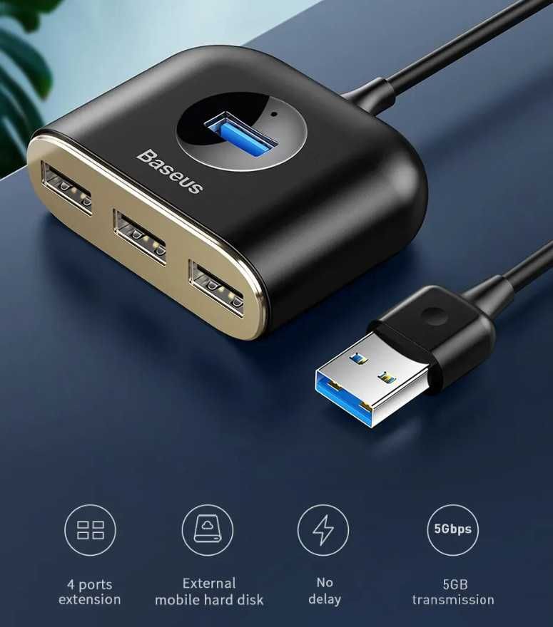 Новый usb хаб - usb 3.0 - с гарантией - ассортимент - доставка