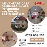 De vânzare casă familială în loc. Întorsura Buzăului, sat Floroaia!