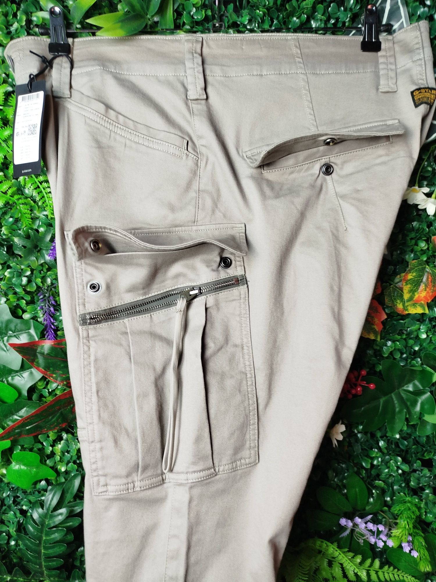 Оригинален карго панталон G-Star Raw Zip 3D Skinny W31 W32 W35 W36 нов