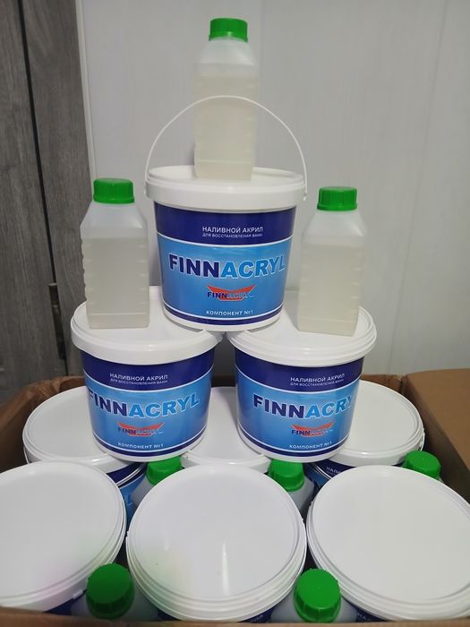 Эмалировка ванн. Наливной акрил для рестоврации ванн.