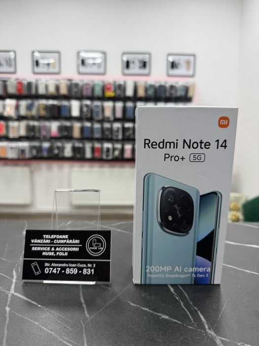 Redmi Note 14 Pro Plus 5G - 8Gb/256Gb -NOU- Sigilat! - 2 Ani Garantie