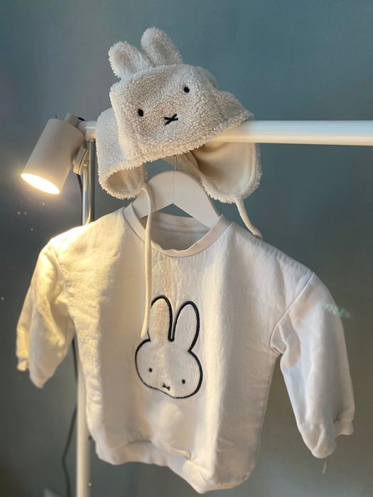 Детска памучна блуза и шапка Мифи