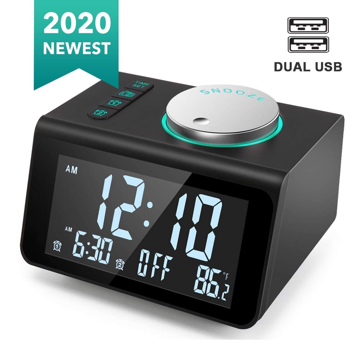 Часы будильник + Радио Small Digital Alarm Clock Radio