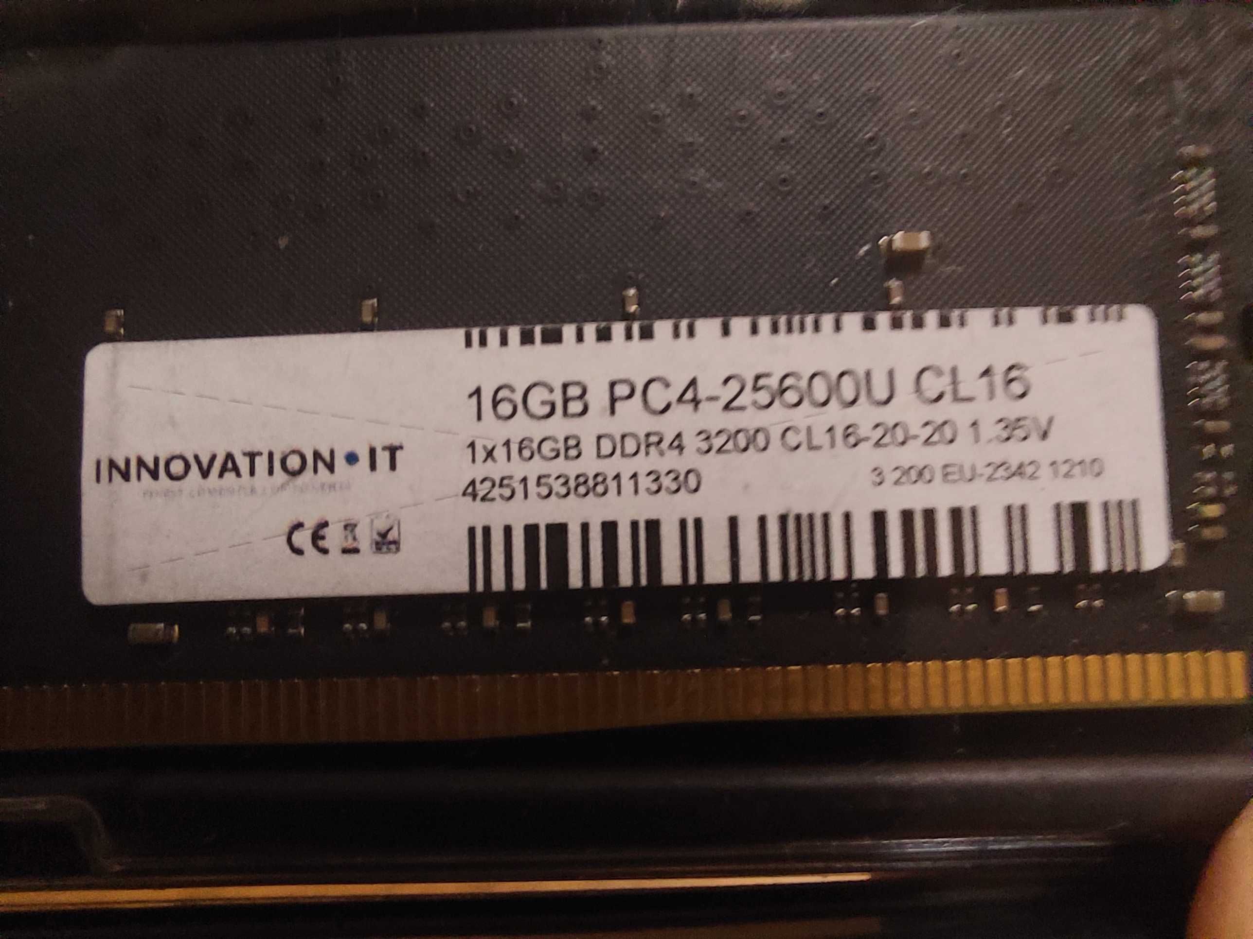 DDR4 3200 MHz..PC4-25600U CL 16..2x16 GB   INOVATION.IT, Made in ITALY