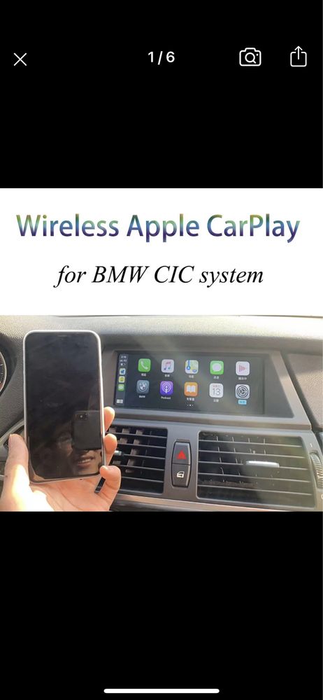 Interfata carplay pentru bmw navigatie cic, nu merge pe ccc sau e90