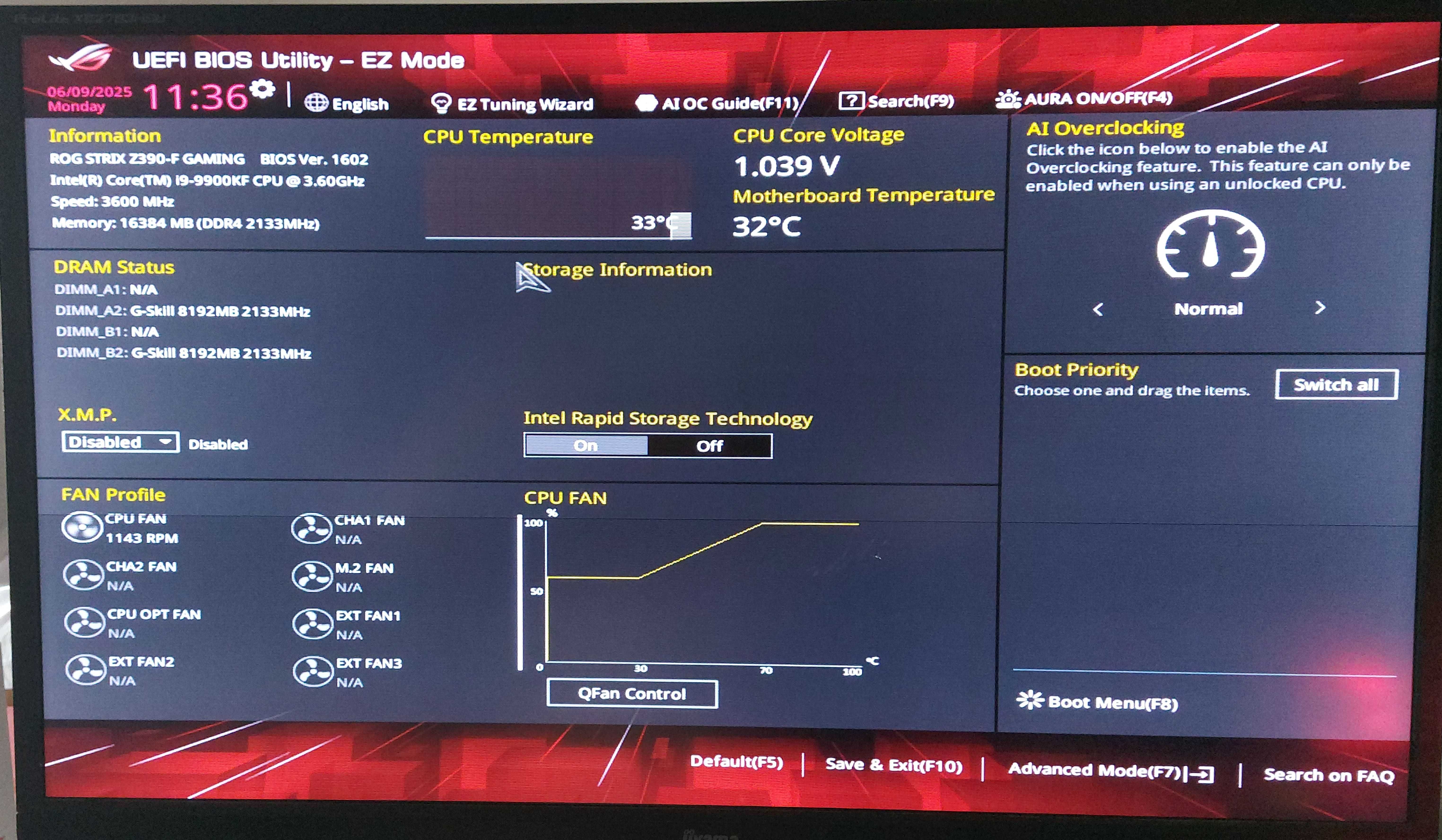 i9 9900KF 3.6GHz +ASUS  STRIX Z390-F Gaming+16gb ddr4+Cooler idcooling