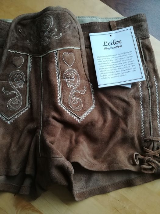 Pantaloni piele Lederhose 38