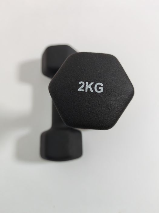 Set gantere neopren Tunturi, 1 kg, 2 kg noi.