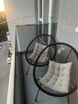 Scaune de balcon Jysk, 2 perne incluse. APROAPE NOU