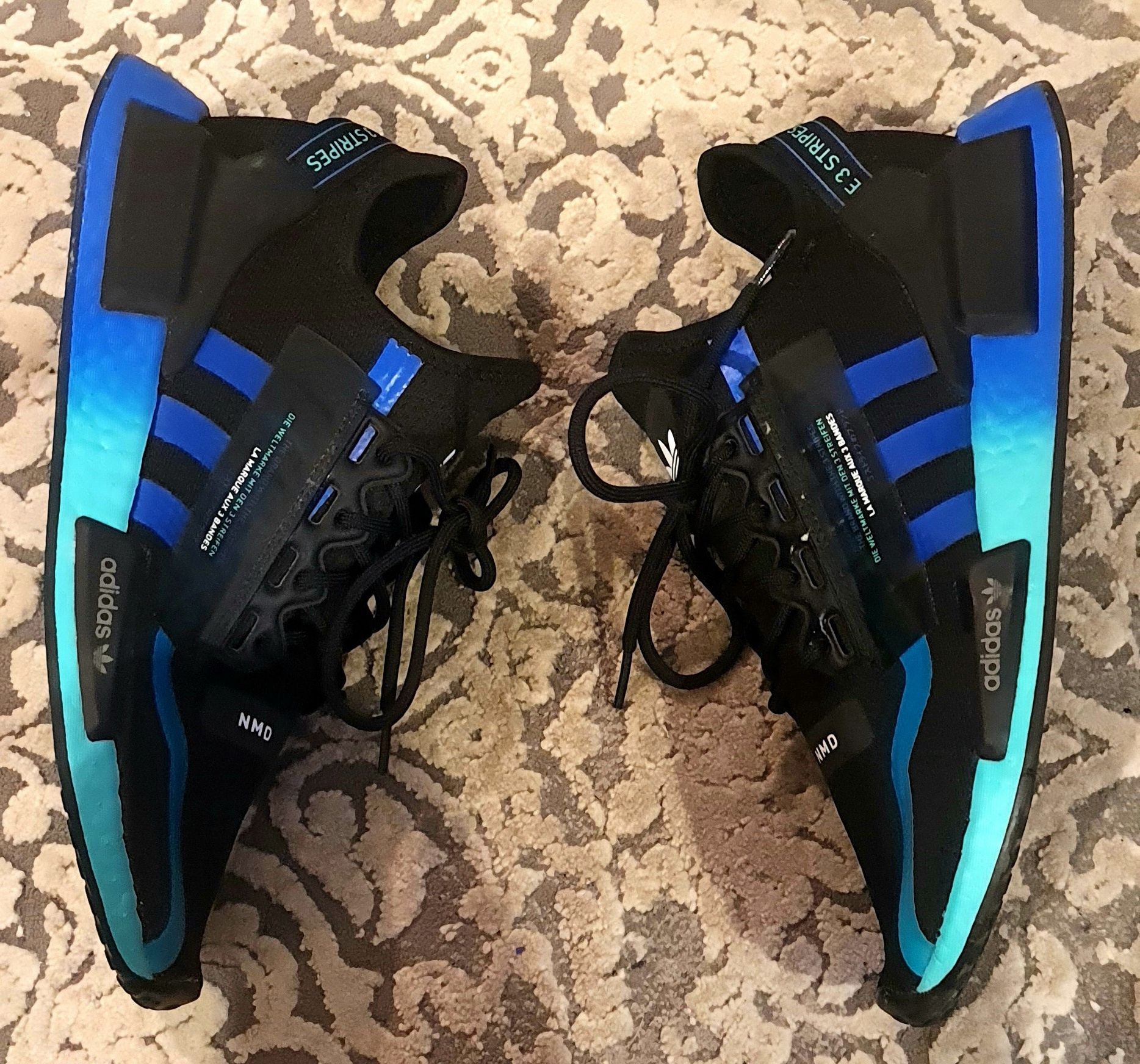 Vand Adidas Originals NMD R1 V2 black aqua ,marimea 46